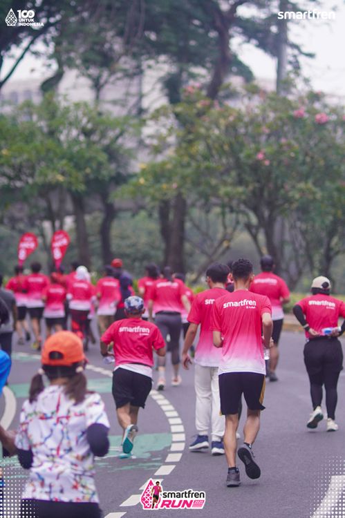 Race photo from Smartfren Run 2025 Vibes