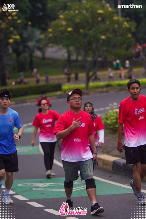 Race photo from Smartfren Run 2025 Vibes