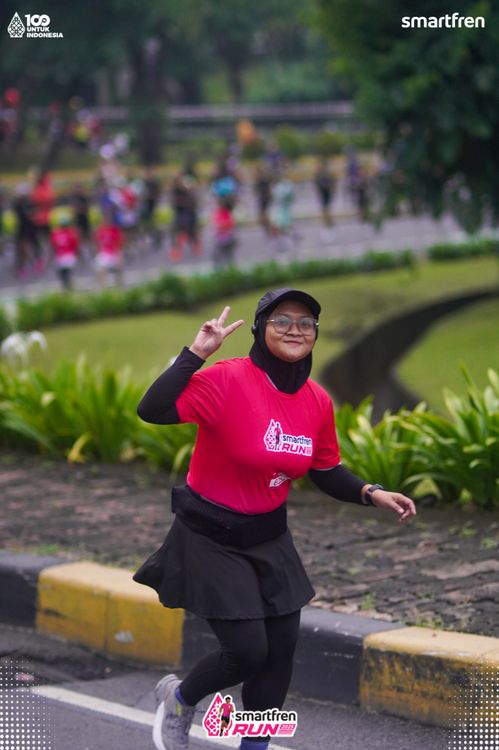 Race photo from Smartfren Run 2025 Vibes