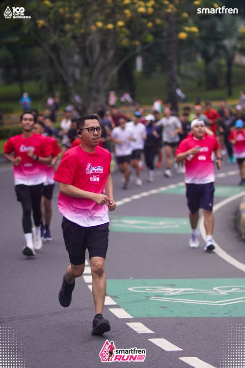 Race photo from Smartfren Run 2025 Vibes