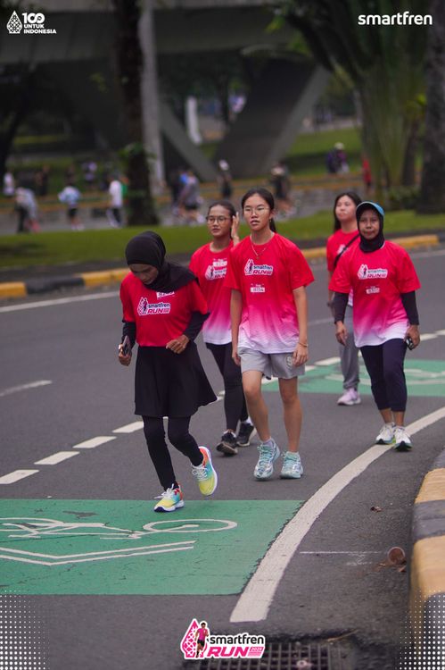 Race photo from Smartfren Run 2025 Vibes