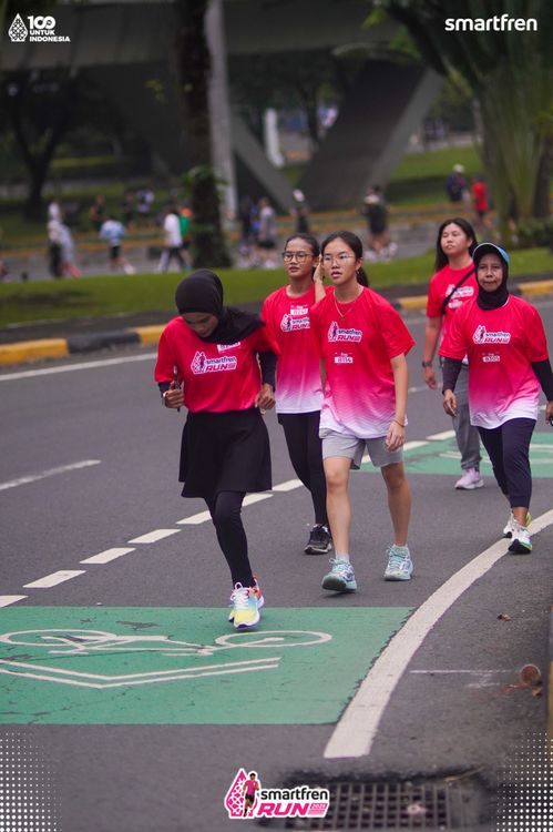 Race photo from Smartfren Run 2025 Vibes