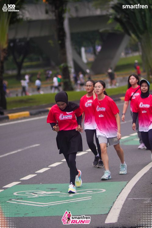Race photo from Smartfren Run 2025 Vibes