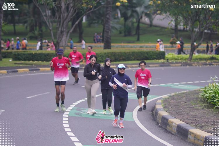Race photo from Smartfren Run 2025 Vibes