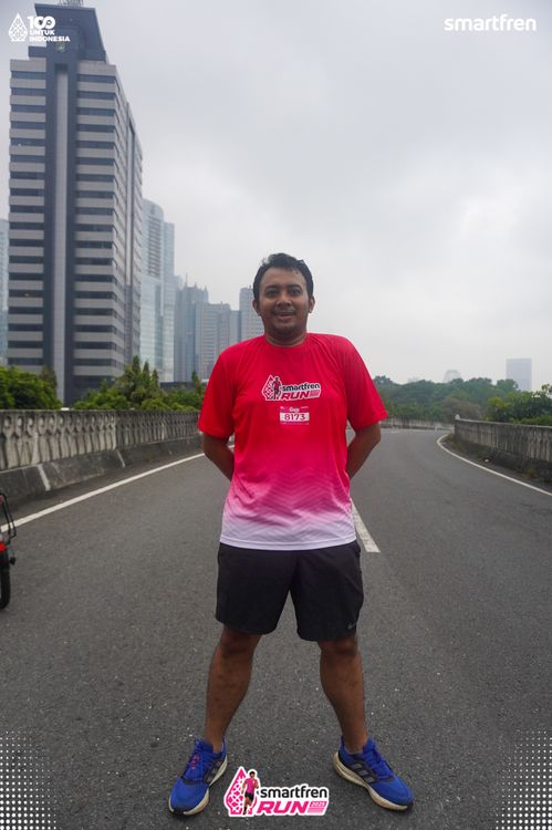 Race photo from Smartfren Run 2025 Vibes