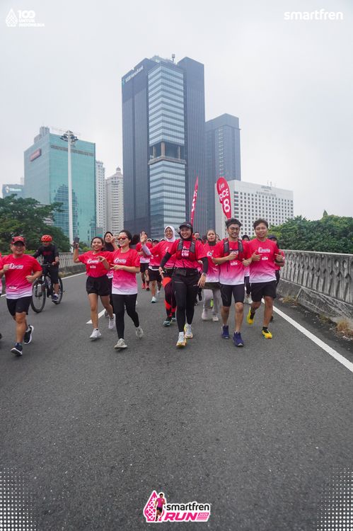 Race photo from Smartfren Run 2025 Vibes