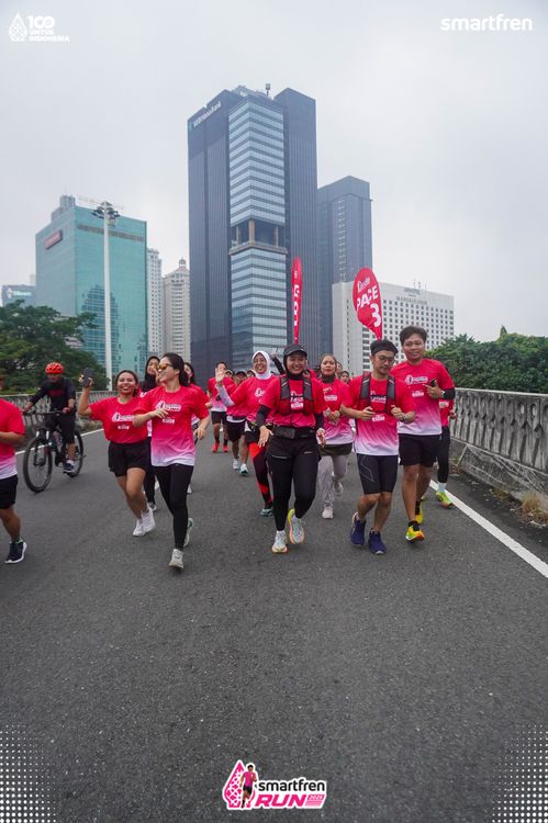Race photo from Smartfren Run 2025 Vibes