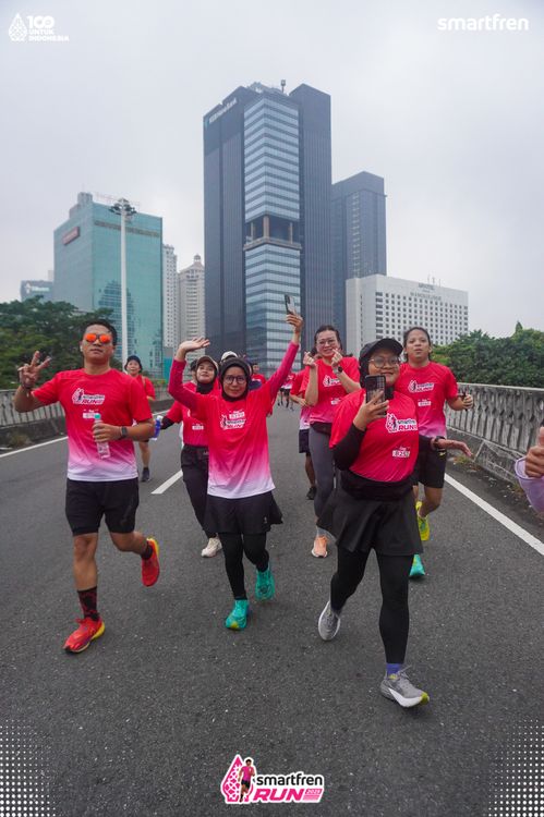 Race photo from Smartfren Run 2025 Vibes