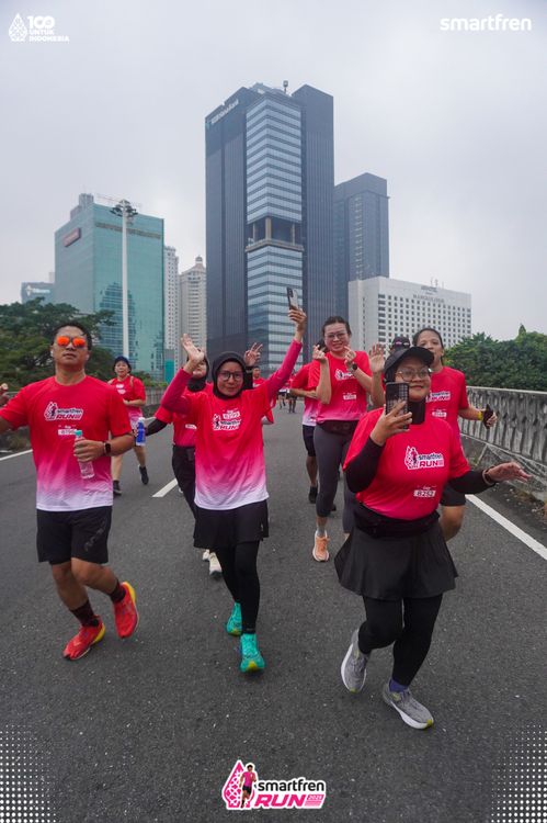 Race photo from Smartfren Run 2025 Vibes
