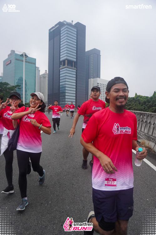 Race photo from Smartfren Run 2025 Vibes