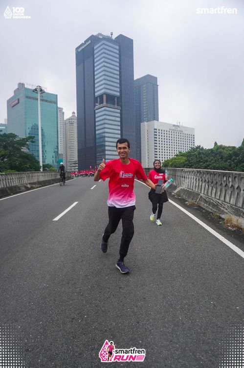 Race photo from Smartfren Run 2025 Vibes