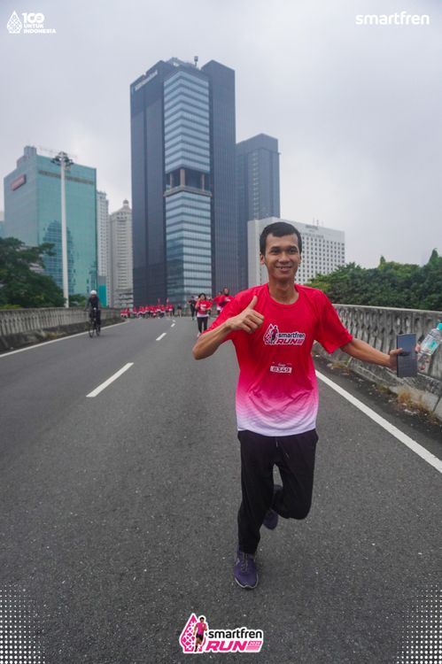 Race photo from Smartfren Run 2025 Vibes