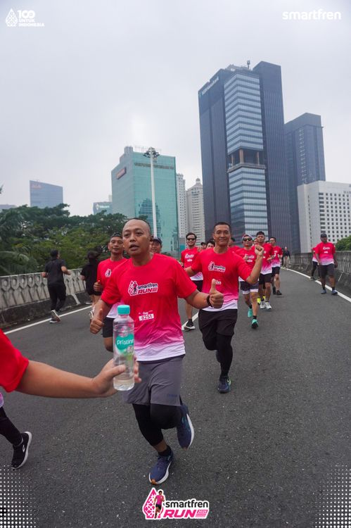 Race photo from Smartfren Run 2025 Vibes