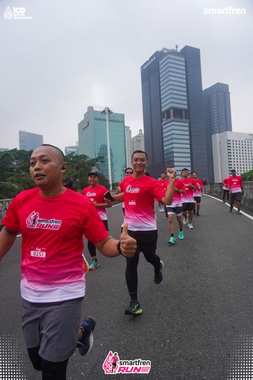 Race photo from Smartfren Run 2025 Vibes