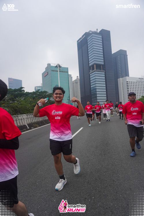 Race photo from Smartfren Run 2025 Vibes
