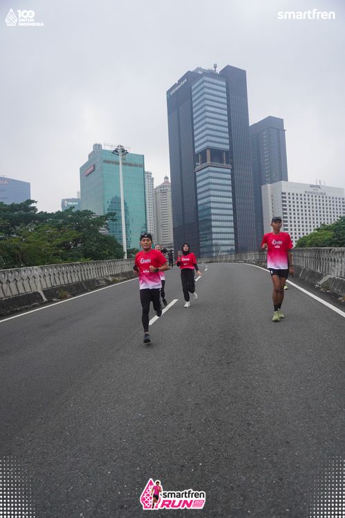 Race photo from Smartfren Run 2025 Vibes