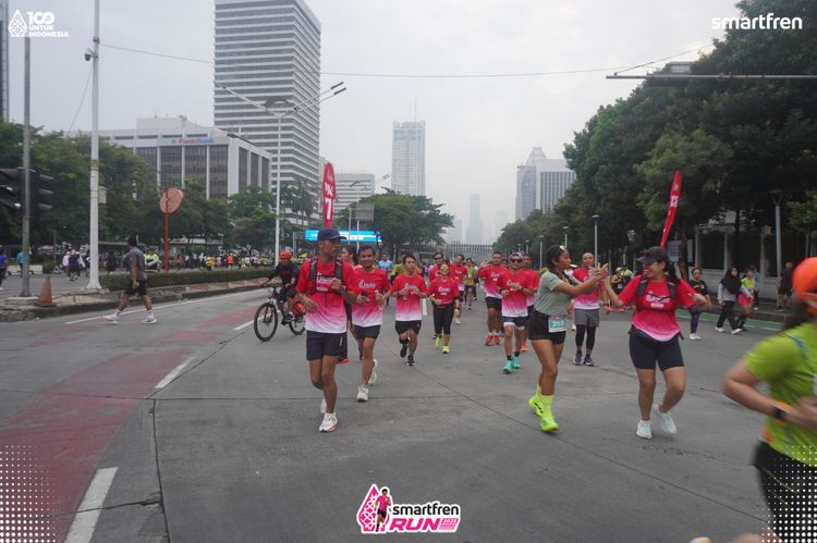 Race photo from Smartfren Run 2025 Vibes