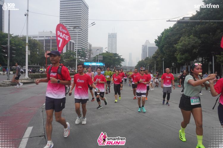Race photo from Smartfren Run 2025 Vibes