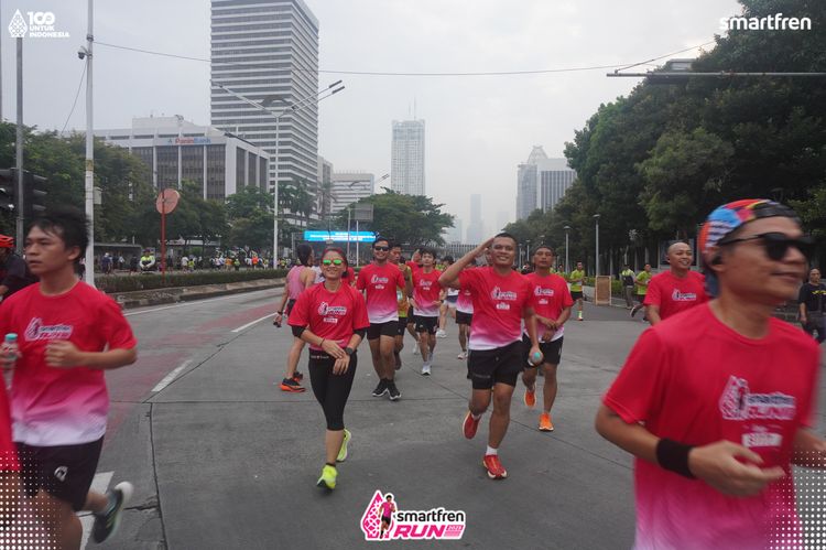Race photo from Smartfren Run 2025 Vibes