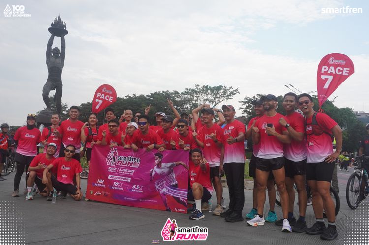 Race photo from Smartfren Run 2025 Vibes