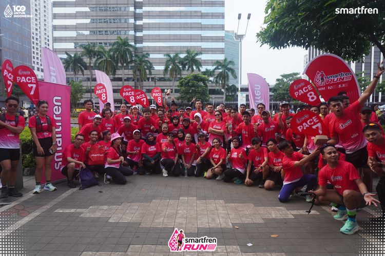 Race photo from Smartfren Run 2025 Vibes