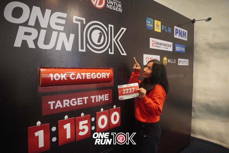 Race photo from ONE RUN 10K 2025