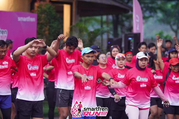 Race photo from Shakeout Run - Smartfren Run