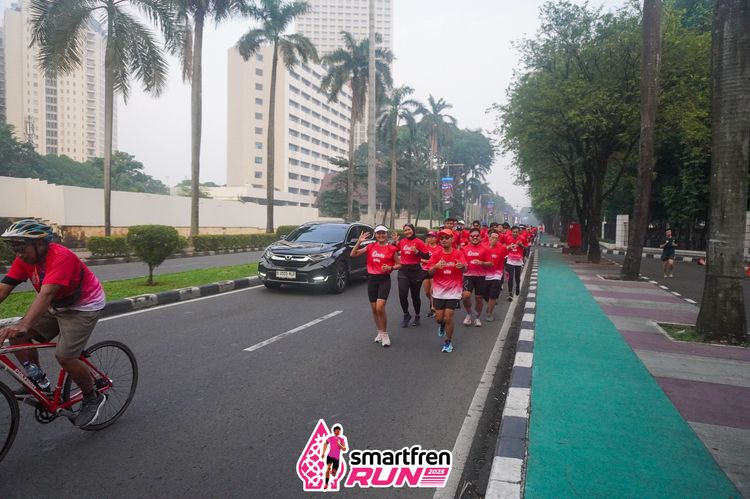 Race photo from Shakeout Run - Smartfren Run