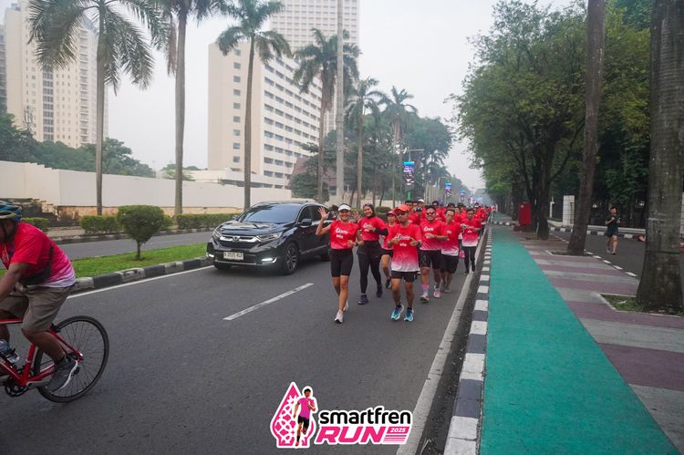 Race photo from Shakeout Run - Smartfren Run