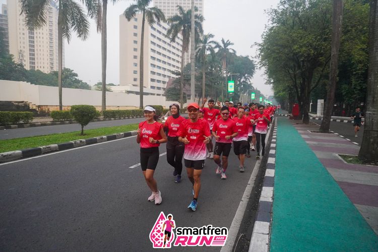 Race photo from Shakeout Run - Smartfren Run