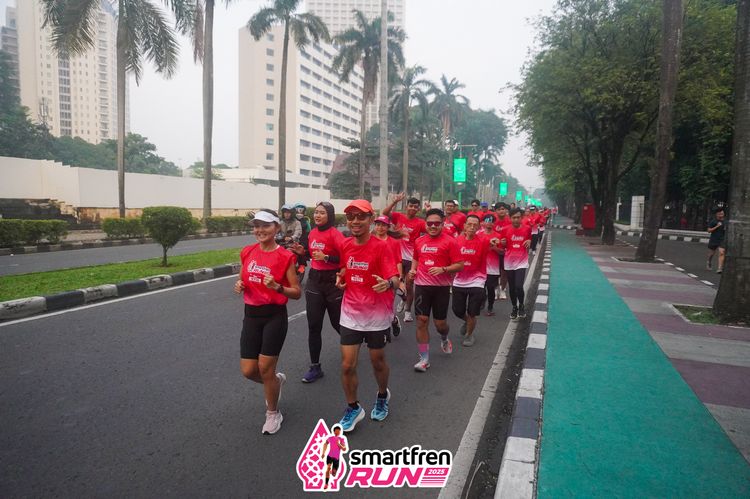 Race photo from Shakeout Run - Smartfren Run