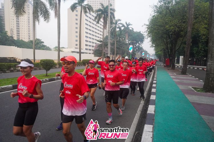 Race photo from Shakeout Run - Smartfren Run