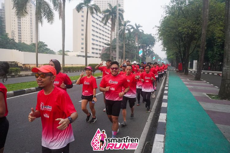 Race photo from Shakeout Run - Smartfren Run