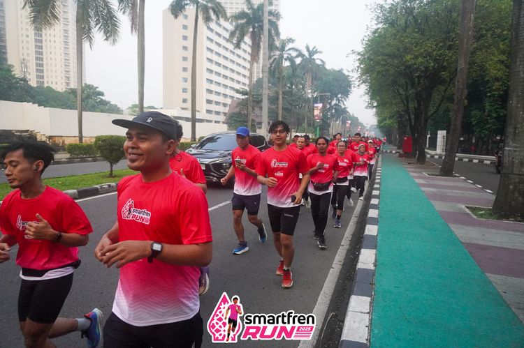 Race photo from Shakeout Run - Smartfren Run