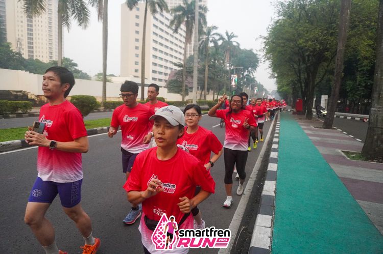Race photo from Shakeout Run - Smartfren Run
