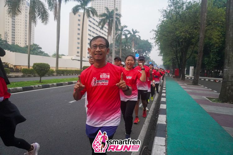 Race photo from Shakeout Run - Smartfren Run