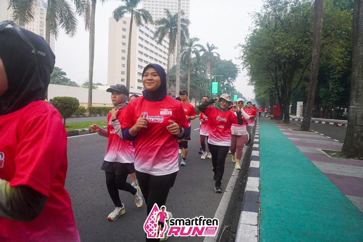 Race photo from Shakeout Run - Smartfren Run