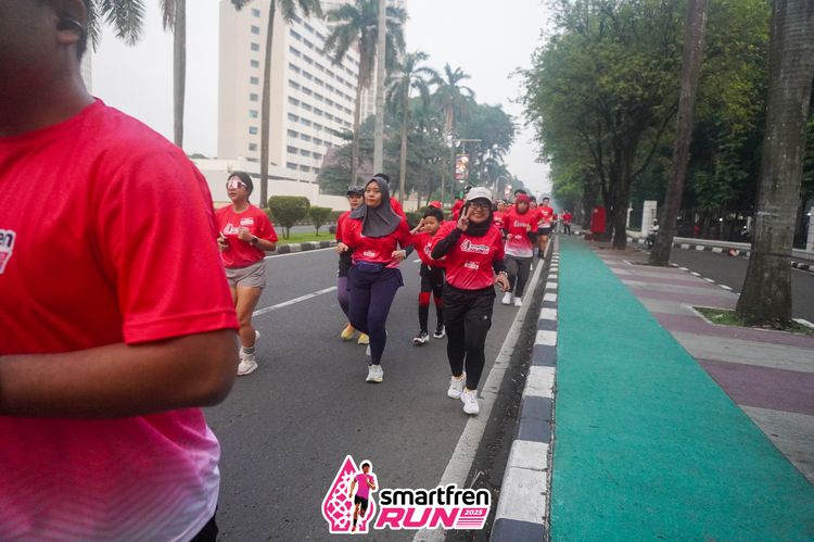 Race photo from Shakeout Run - Smartfren Run