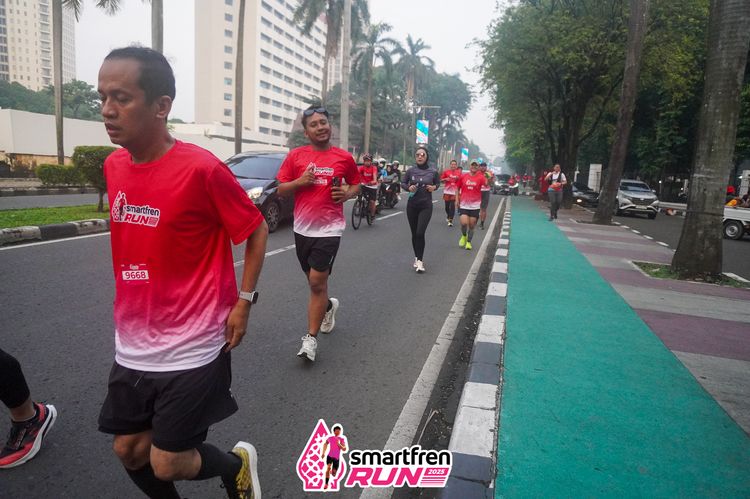 Race photo from Shakeout Run - Smartfren Run