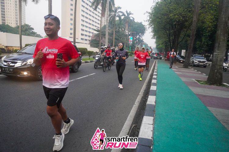 Race photo from Shakeout Run - Smartfren Run