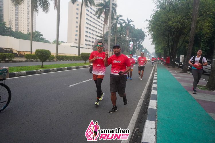Race photo from Shakeout Run - Smartfren Run