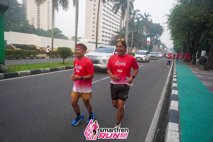Race photo from Shakeout Run - Smartfren Run