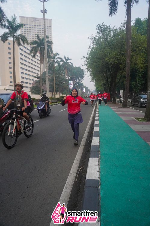 Race photo from Shakeout Run - Smartfren Run