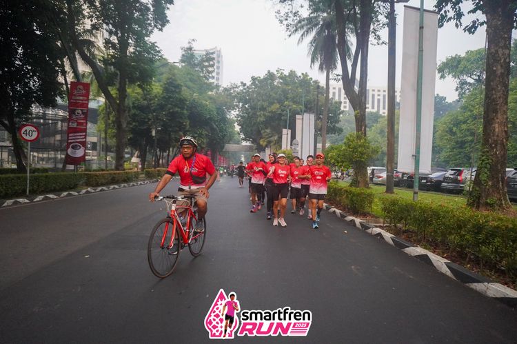 Race photo from Shakeout Run - Smartfren Run