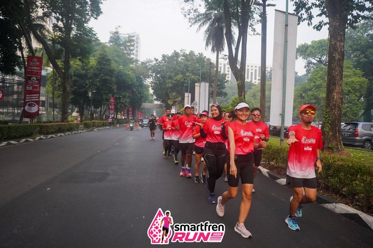Race photo from Shakeout Run - Smartfren Run