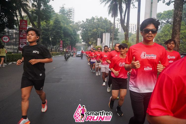 Race photo from Shakeout Run - Smartfren Run