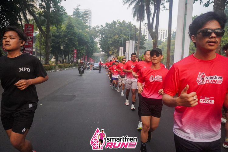 Race photo from Shakeout Run - Smartfren Run