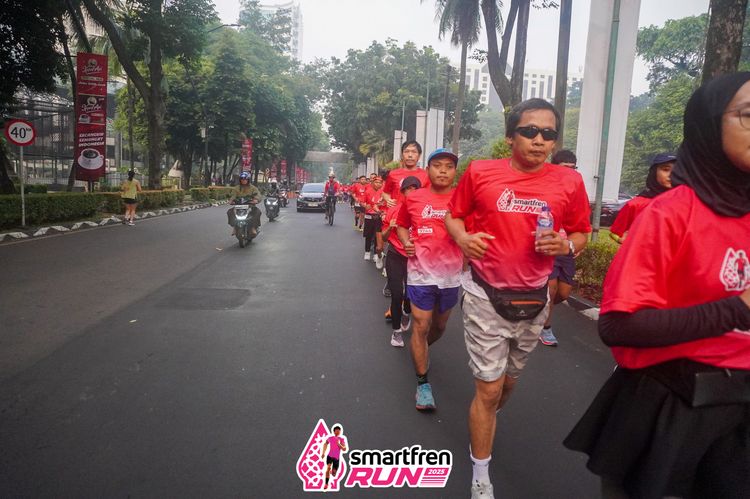 Race photo from Shakeout Run - Smartfren Run
