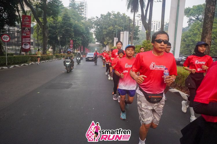 Race photo from Shakeout Run - Smartfren Run