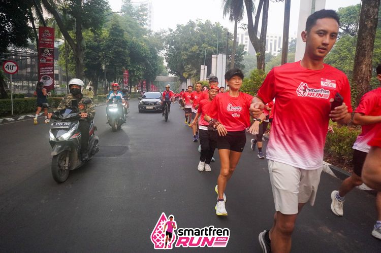 Race photo from Shakeout Run - Smartfren Run